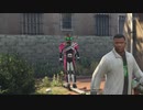 GTA5ラマーとフランクリンのヘアカット （仮面ライダーディケイド ver.）