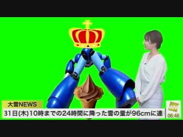 お天気コーナーの放送事故（69マンＳＥエックス　ゼＥＲＯ）