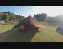 【ソロキャンプ】DDタープ過保護張りとヤシガラ炭と私