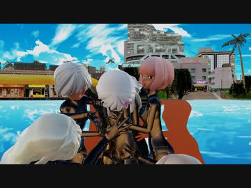 【Ray-mmd】ドイツ艦娘がボディスーツで一騎当千