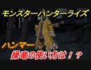 モンスターハンターライズ　ハンマーの操竜の使い方とは！？　【ＭＨＲ】