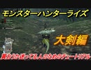 モンスターハンターライズ　大剣の操作性は！？体験版でモンハンライズの雰囲気を確かめよう！　【ＭＨＲ】