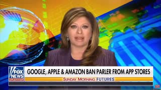 Google＆Apple＆AmazonがSNSパーラーをBANした　Sunday Morning Futures With Maria Bartiromo 11021  FOX BREAKING　