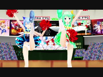 【東方MMD】チルノ×大妖精「YAHHO!!」