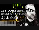 【アルカン】48のモチーフ集ーエスキス第4巻第38番 - 良き願い - Op.63-38 【Synthesia/Alkan/Les bons souhaits/Esquisses-48 motifs】