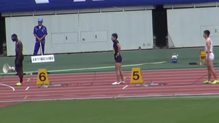 第３３回静岡国際陸上　男子２００ｍ予選２組