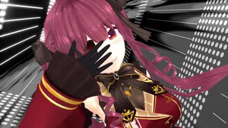 【ＭＭＤ】Bad Apple!!【宝鐘マリン ＆紫咲シオン】