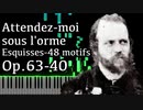 【アルカン】48のモチーフ集ーエスキス第4巻第40番 - 待ってても行かないよ - Op.63-40 -【Synthesia/Alkan/Attendez-moi sous l'orme】