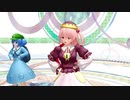 【赤い姉と】 河童とメイドとボイロの姉妹でWAA!!!!【青い妹】