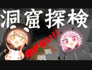 #06 まだまだ探せ!!鉄を求めて恐怖の洞窟探検!!【ひなほのマインクラフトライフ】