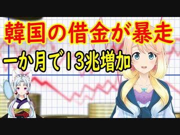 【韓国の反応】毎月10兆ウォン以上増加する韓国の借金【世界の〇〇にゅーす】