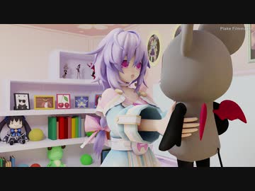 [Blender3D] プルルートのぬいぐるみのパーティー