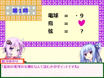 【VOICELOID】謎解きＡ１【茜誘拐編】