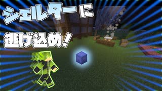 恐怖のワンパンキラーから「シェルター」に避難せよ！#4【マイクラDbD】