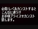 必見!レベルカンストするとこんなに違う!?