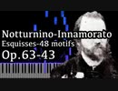 【アルカン】48のモチーフ集ーエスキス第4巻第43番 - 小夜想曲―魅惑 - Op.63-43 - 【Synthesia/Alkan/Notturnino-Innamorato】