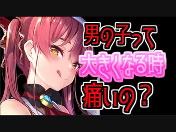 【宝鐘マリン】男のアレに興味津々な船長【ホロライブ切り抜き】