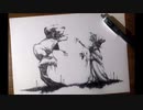 【ボールペンで】帽子ネズミ - その1 -【描いてみた】- Ballpoint pen -