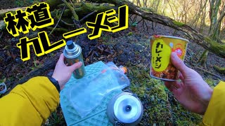 おじさんが林道行ってカレーメシ食べただけの動画【VOICEROID車載】