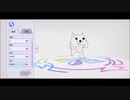ラクキンβ版でアスキーアートクマーを作ってみた