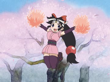 ニニンがシノブ伝　第二回　忍者、花見で浮かれるの巻／忍、楓とデートするの巻