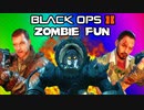 Black Ops 2 Origins Zombies Funny Moments - Robots, Shield, Secret Portal, Tank, Drone Quadrotor