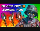 Black Ops 2 Origins Zombies Funny Moments 2 - Staffs Upgraded FUN! (Ice, Fire, Lightning, Wind)