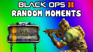 Black Ops 2 Random Funny Moments - POO Map, Trolling Delirious, Rage Reactions, Flak Jacket!