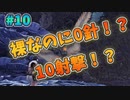【MHWI】　裸なのに0針！？10射撃！？で沈めるレイギエナ　裸、無被弾、0針縛り＃10