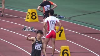 第３５回 静岡国際陸上競技大会　男子４００ｍＨ　１組