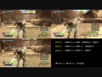 【トレーニング】巡航絡みチップの比較
