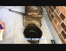 アンコウ肝鍋を炭火で作る！Make an angler liver pot over charcoal!