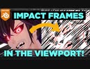 Anime Impact Frames in Blender