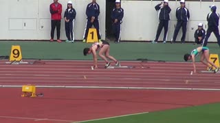 【齋藤愛美選手】第３５回 静岡国際陸上　女子２００ｍ