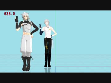 【MMD刀剣乱舞】アザイドロップモーショントレース途中（まだ2人目）
