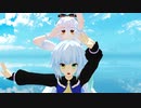 【MMDオリキャラ】橘式うちの子モデル２人で【ツギハギスタッカート】1080p