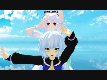 【MMDオリキャラ】橘式うちの子モデル２人で【ツギハギスタッカート】1080p