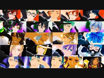 【MMDツイステ】ぱちん（ウィンク集）【NRC生】