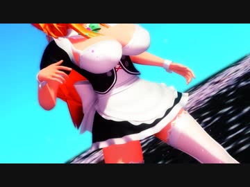 【MMD】鬼﨑きらら（ミニスカメイド改変）で『ダメよ♡』