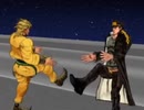 ミノルさんの作成したMMDアニメーションに音声を追加してみた　承太郎vsDIO