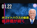ホワイトハウスの動画、低評価が続く