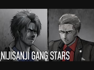 【手描きにじさんじ】にじさんじギャングスターをピースウォーカーっぽく描いてみた