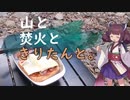 【VOICEROIDキャンプ】#4 小川と木漏れ日とピザ・トースト【山と焚火ときりたんと。】