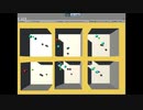 unity　ml-agents ボール2つとターゲット1つ　オリジナル学習環境の強化学習AIのトレーニング　Ball original 02