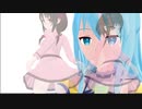 【MMD】よっこらせっくす【cham式改変めぐ/ゆん/あくあ】