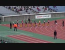２０１８年ジュニアオリンピック　男子Ｂ１００ｍ予選１組
