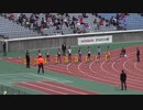 ２０１８年ジュニアオリンピック　男子Ｂ１００ｍ予選４組