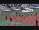 ２０１８年ジュニアオリンピック　男子Ｂ１００ｍ予選６組