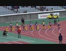 ２０１８年ジュニアオリンピック　男子Ｂ１００ｍ準決勝３組