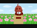 学校の前においてあるあかり草